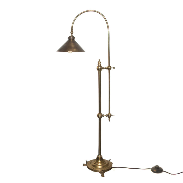 Harriet Floor Lamp with brass shade NALP
