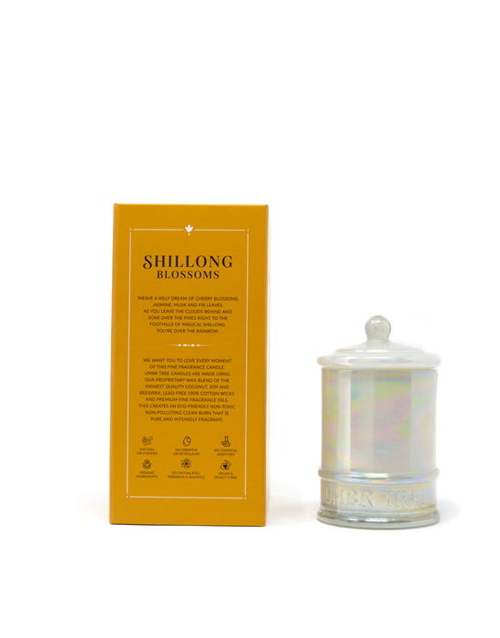 Shillong Blossoms Fragrance Candle-Glass Jar (Medium) UTRC