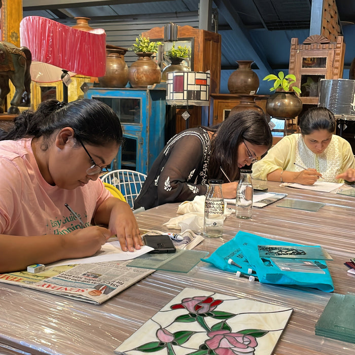 Stain Glass Painting Workshop
