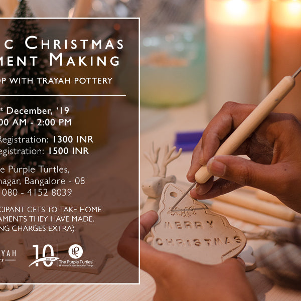 Ceramic Christmas Ornament Making Workshop
