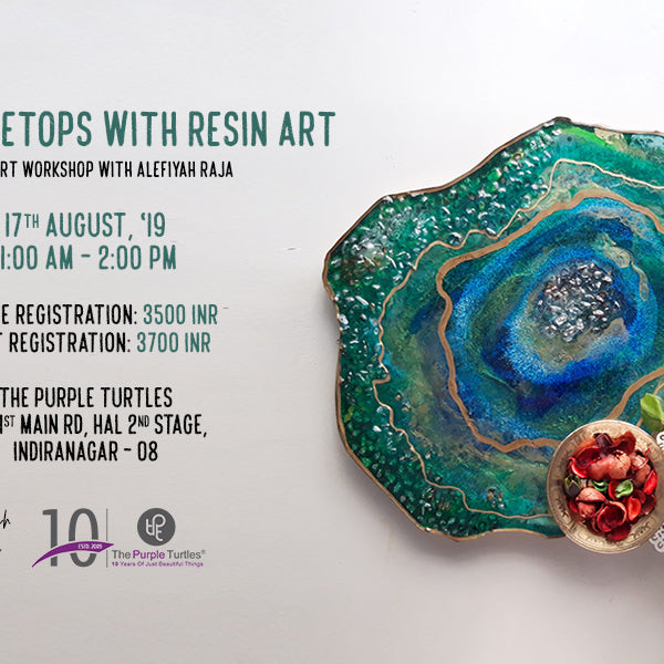 Geode Tabletop and Resin Art Workshop