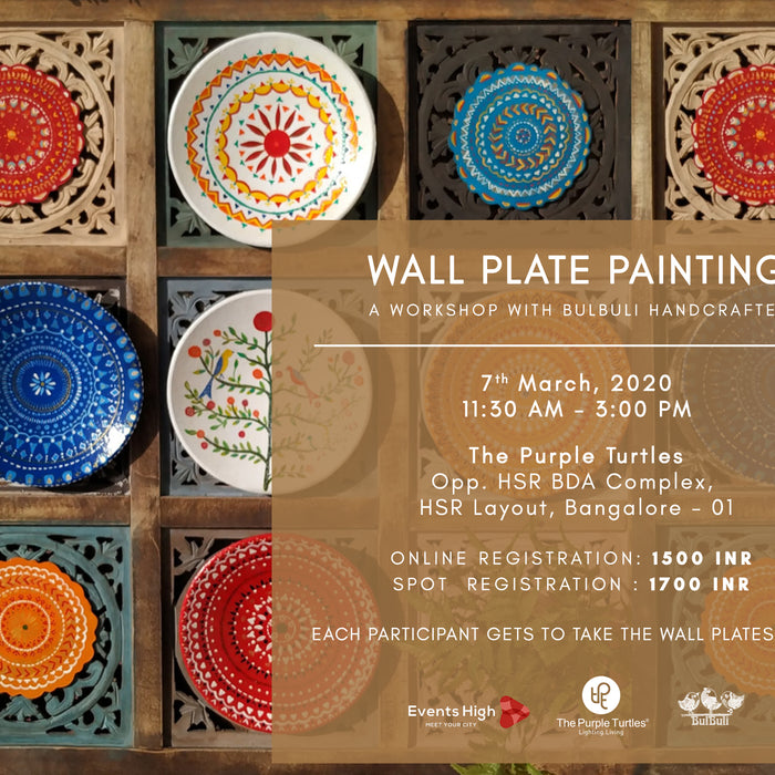 Wall Plate Painting Workshop: 7th March