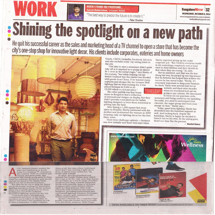 Shinning the spotlight on a new path