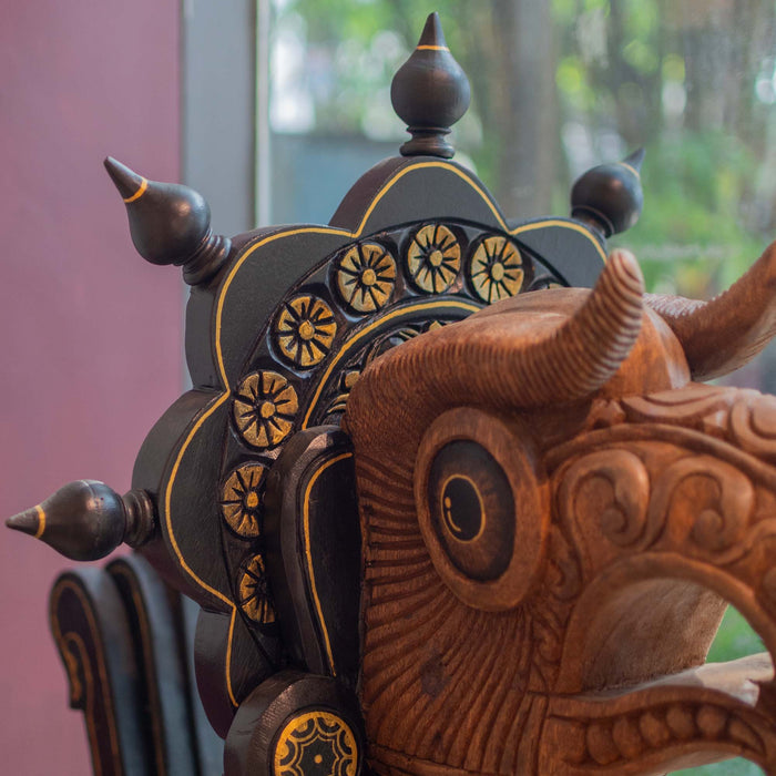 Kerala Kozhi Hen - Black And Floral