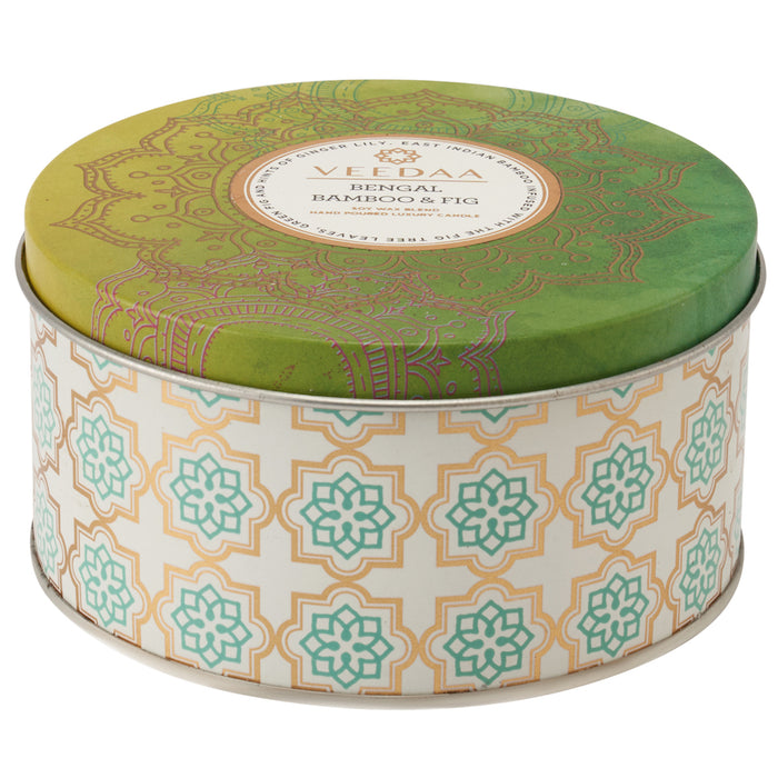 Bengal Bamboo & Fig 3 Wick Tin Scented Candle