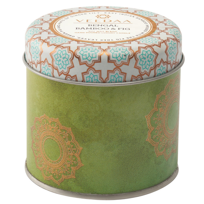 Bengal Bamboo & Fig Mason Tin Scented Candle