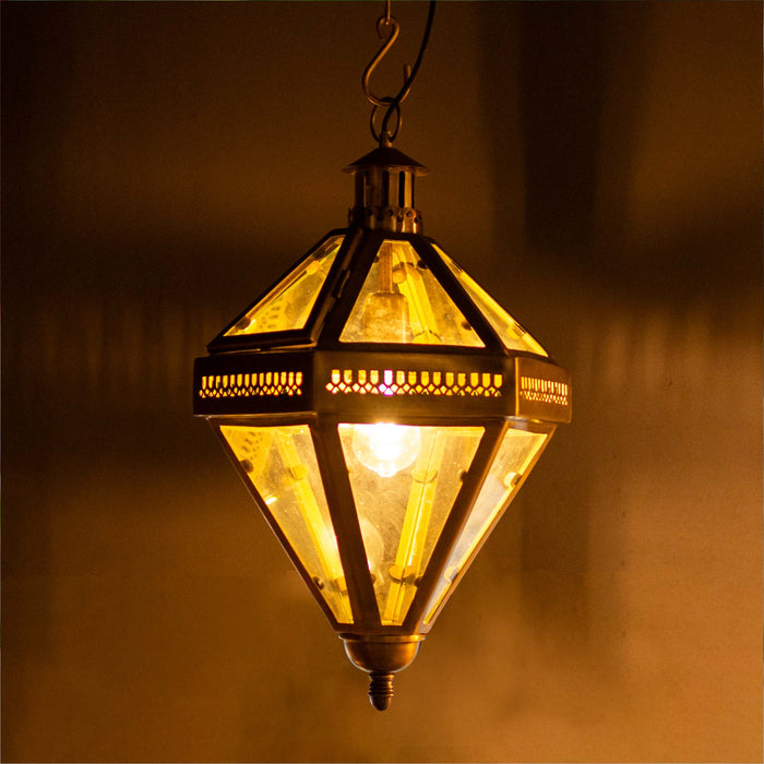 Kalisa Brass Antique Pendant Light