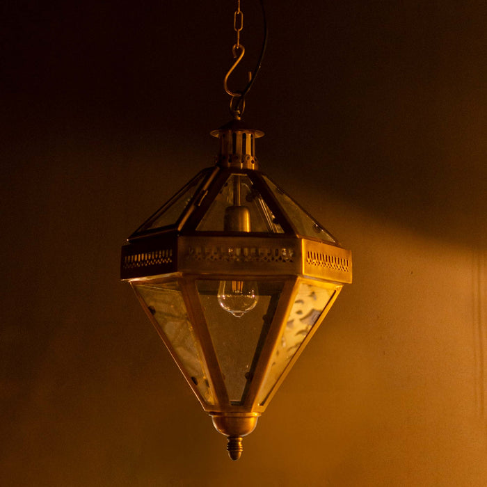 Kalisa Brass Antique Pendant Light