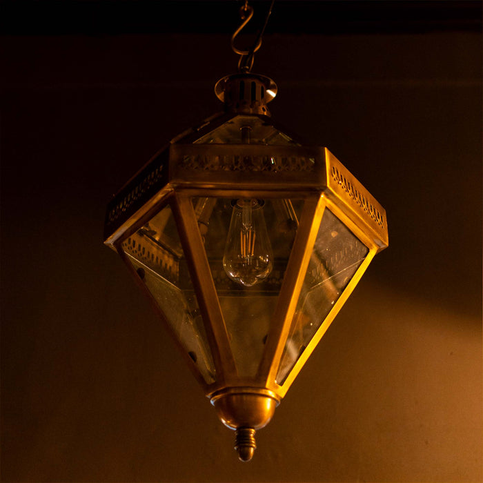 Kalisa Brass Antique Pendant Light