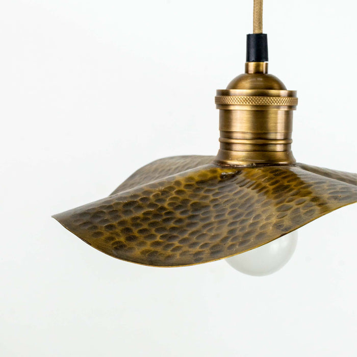 Padampatra Brass Pendant Light