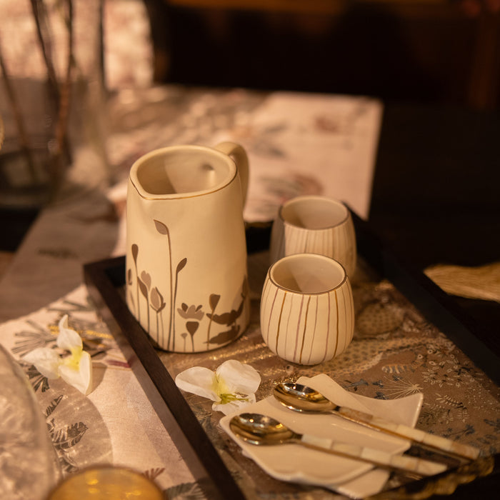 Thamara Sangrah Kulhad Beige Stoneware