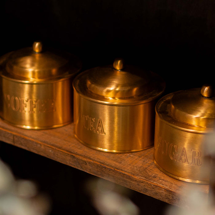 Ahvi Brass Tea Jar