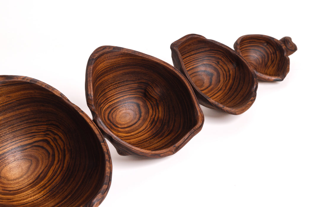 Teak Dancing Bowls