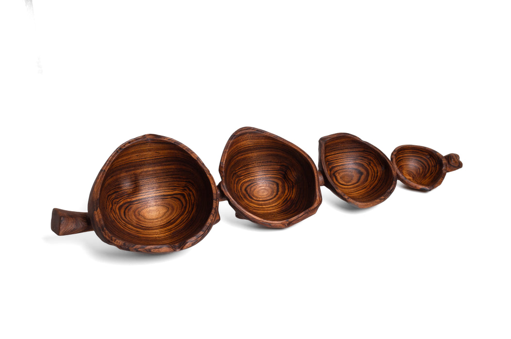 Teak Dancing Bowls