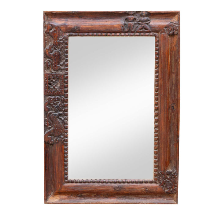 Chhaya Teak Wood Miirror Frame