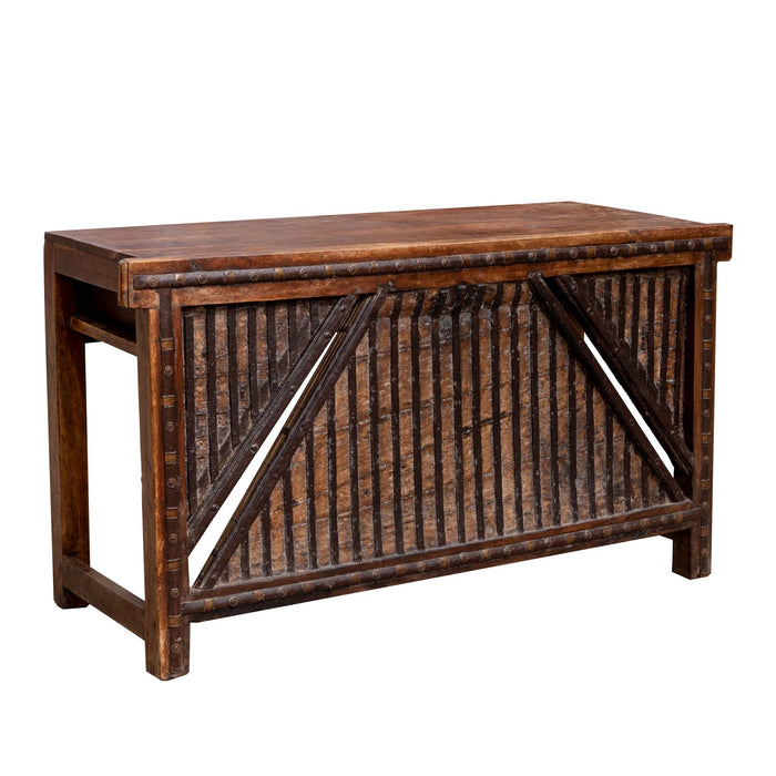 Patta Teak Wood Console Table