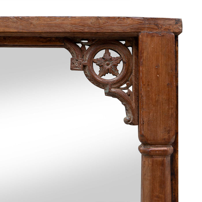 Vaanar Teak Wood Mirror Frame