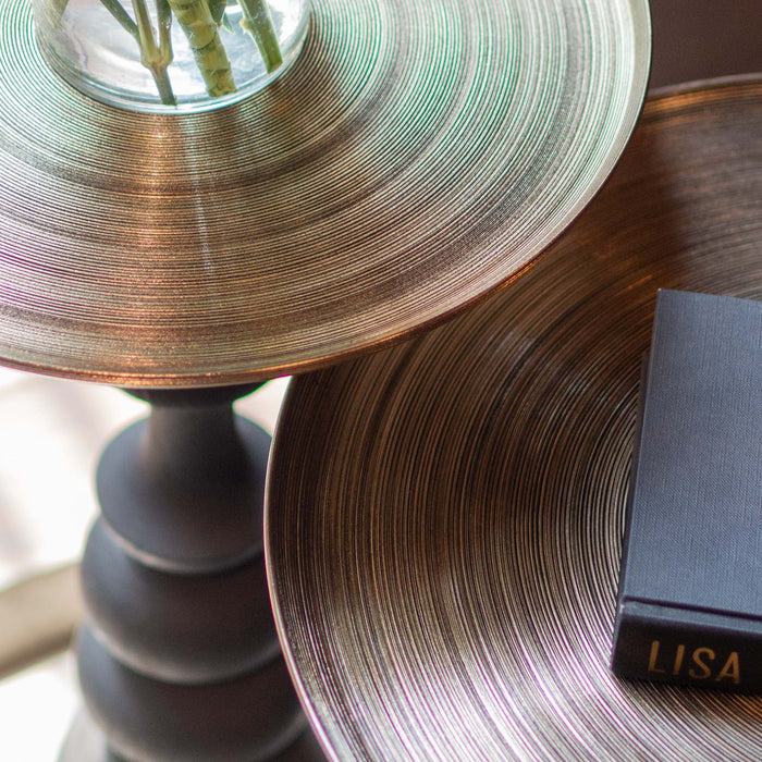 Kamari Antique Gold  End Table