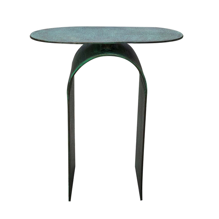 Midori Side Table Brass With Patina