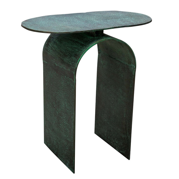 Midori Side Table Brass With Patina