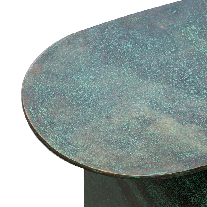 Midori Side Table Brass With Patina