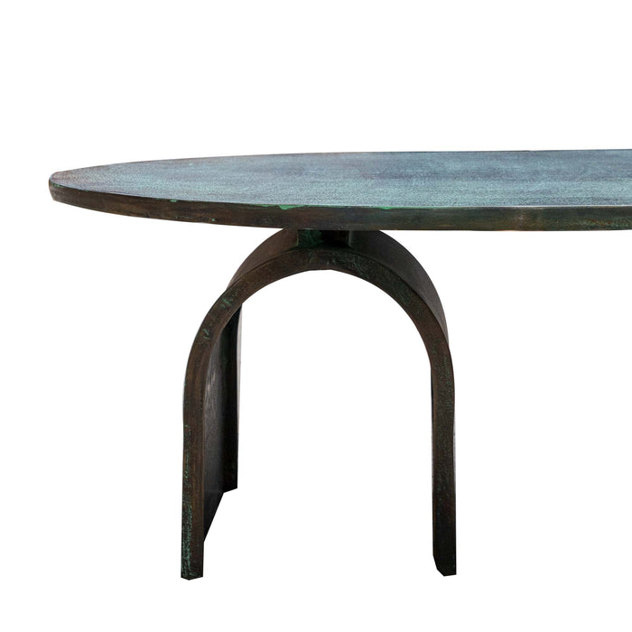 Midori Capsula Coffee Table Brass With Patina