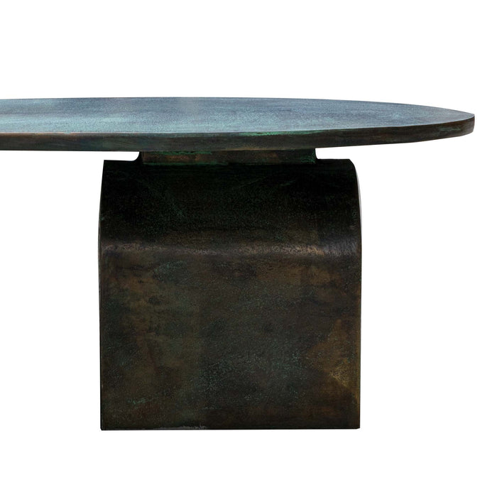 Midori Capsula Coffee Table Brass With Patina