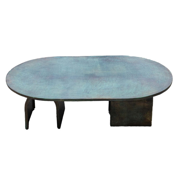 Midori Capsula Coffee Table Brass With Patina