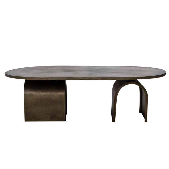 Khonsu Capsula Coffee Table Antique Brass