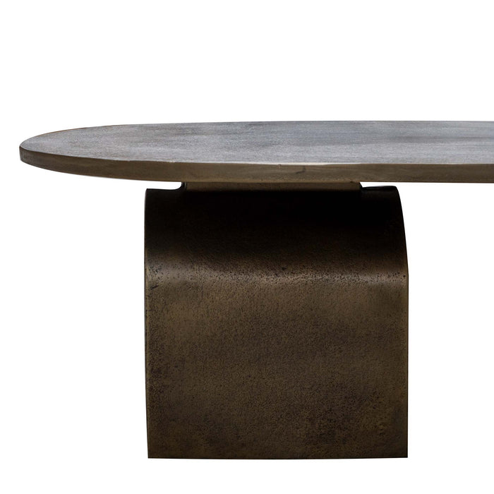 Khonsu Capsula Coffee Table Antique Brass