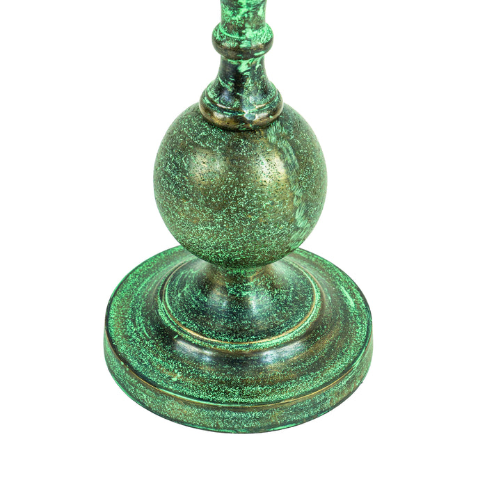 Beni Patina Candle Stand With Gold Finish