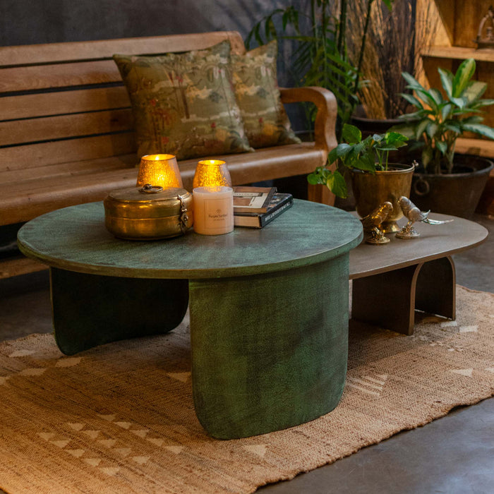 Midori Coffee Table Brass With Patina