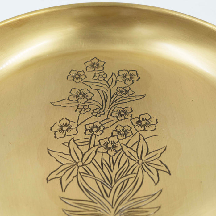 Nayantara Brass Half Plate