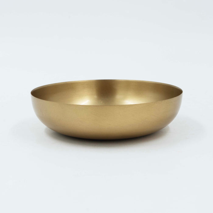 Nayantara Brass Shallow Bowl - Small