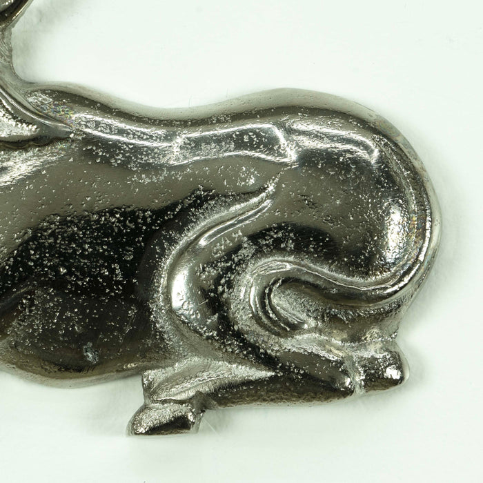 Pichwai Seated Nandi Wall Decor - Nickel
