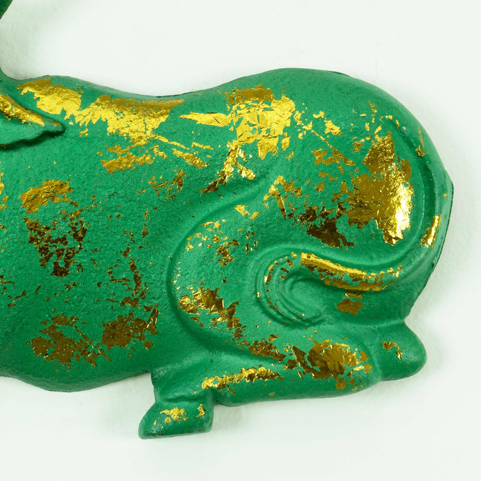 Pichwai Seated Nandi Wall Decor - Platina