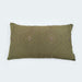 Nayantara Floral Elegance Olive Gold Cushion Cover
