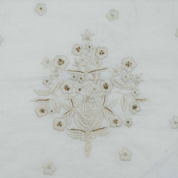 Nayantara Dispersed Ivory Gold Cushion Cover
