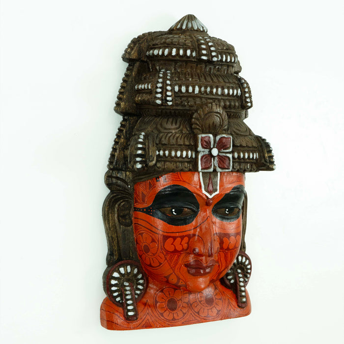 Vishnu Mask Theyyam Art Wall Mounted