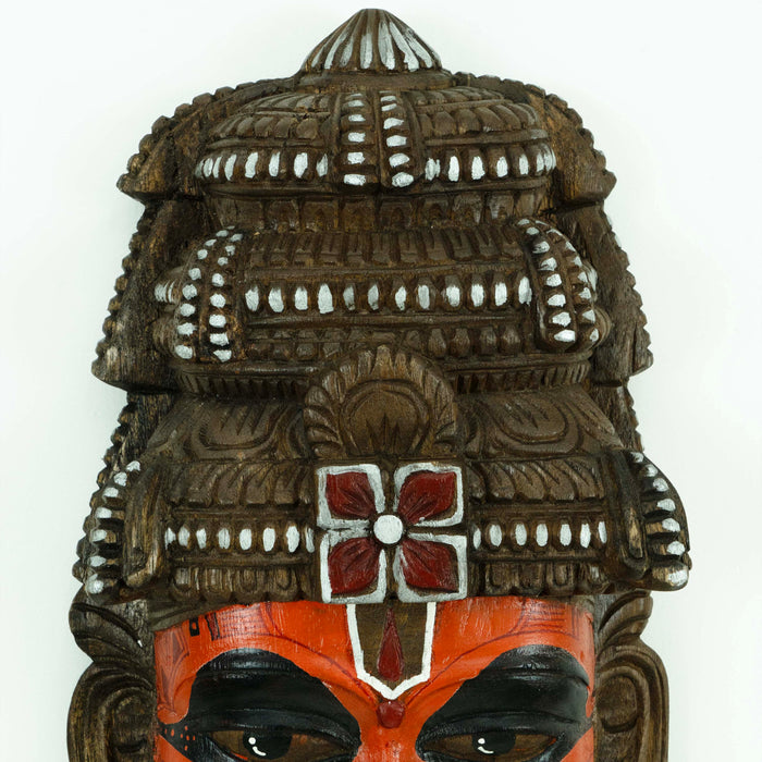 Vishnu Mask Theyyam Art Wall Mounted