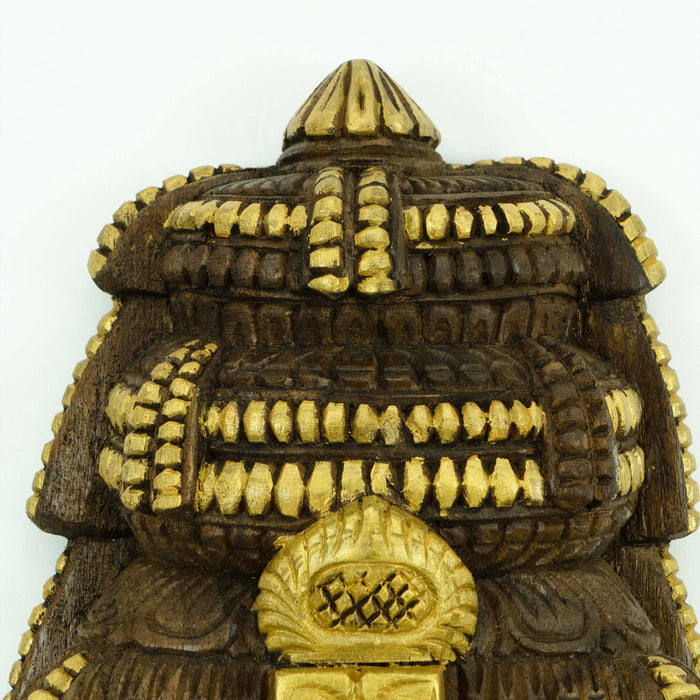Vishnu Mask Red Garuda Wall Mounted