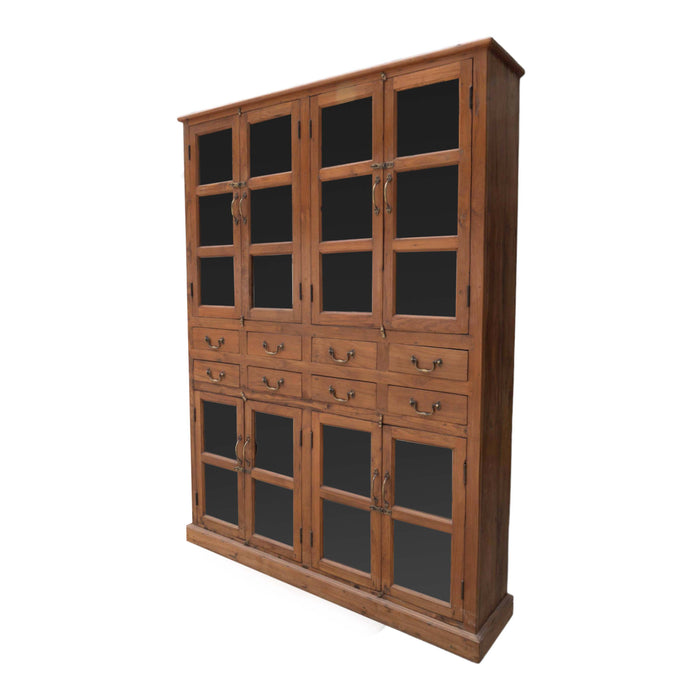 Willa Teak Glass Cabinet
