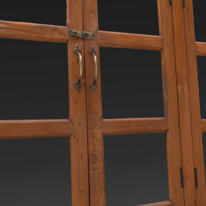 Willa Teak Glass Cabinet