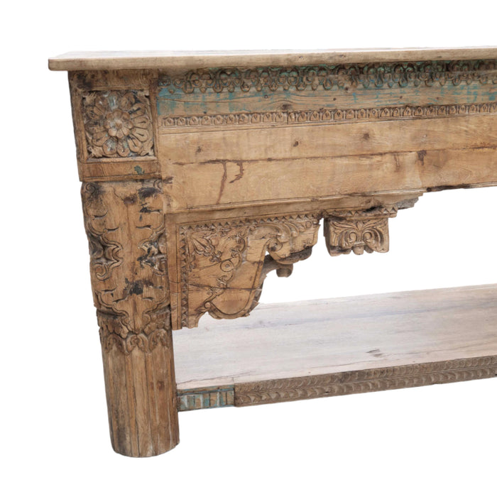 Forsan Teak Craved Console