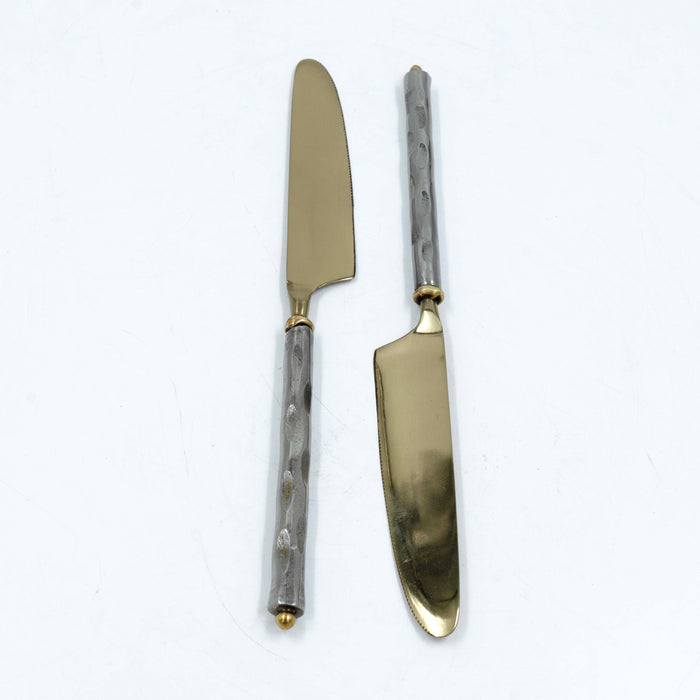Idayat Hammered Dinner Knife (Set of 2)