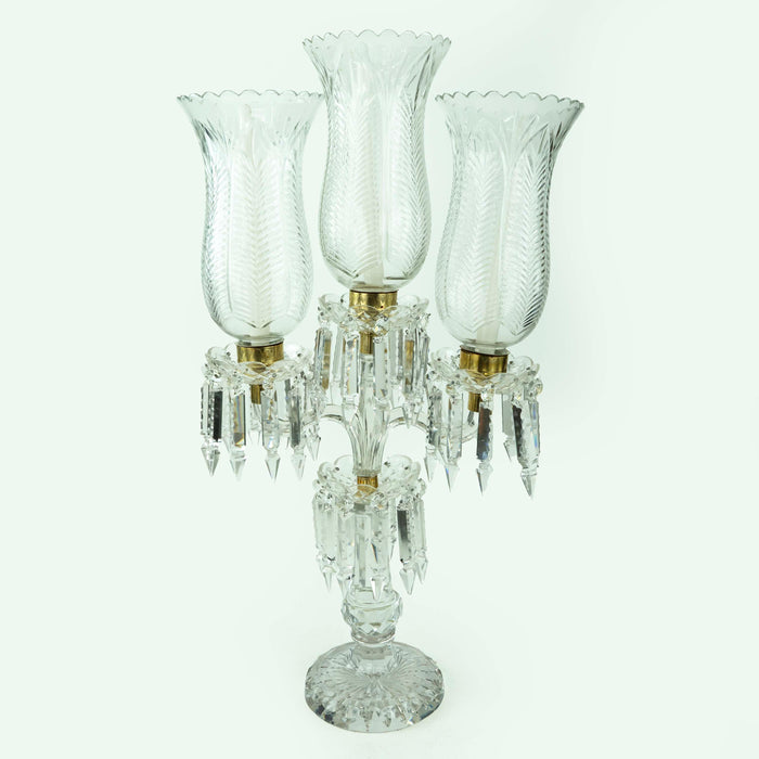 Dreamweaver 3Tier Candle Hurricane Cut Glass