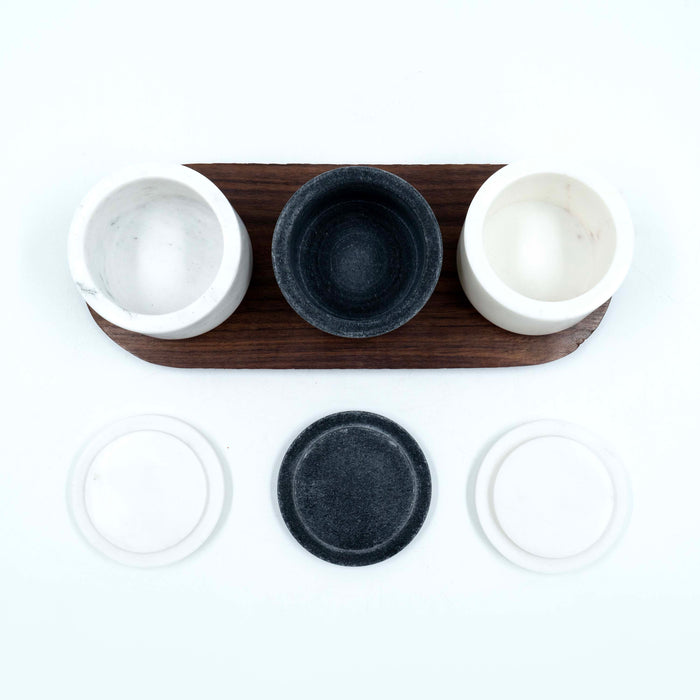 Marble Condiment (Set of 3)