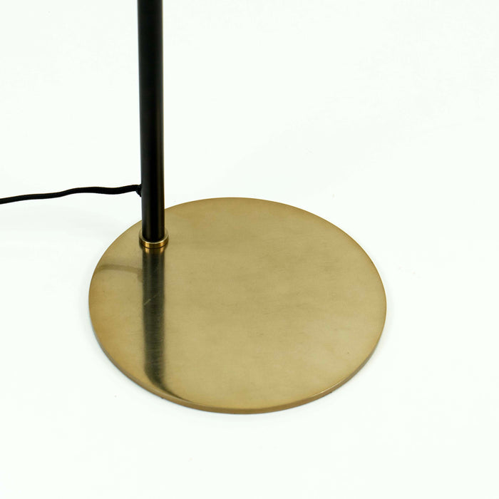 Jernell Metal and Marble Floor lamp