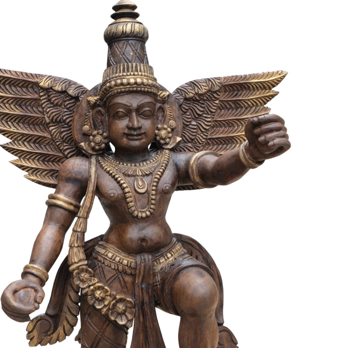 Dwarapalaka Wood & Gold