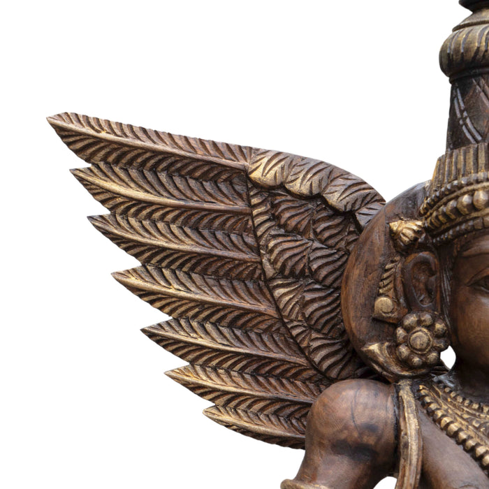 Dwarapalaka Wood & Gold